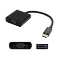 thumbnail image 2 of AddOn 8in DisplayPort to VGA Adapter Cable - DisplayPort cable - DisplayPort (M) to HD-15 (VGA) (F) - 7.9 in - black, 2 of 3