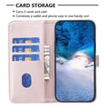 thumbnail image 4 of Compatible avec iPhone 12 Pro Max Étui Portefeuille avec Fentes pour Cartes Fermeture Magnétique Étui Folio à Rabat, 4 of 5