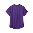 thumbnail image 4 of Birdeem Fashion Woman Causal Button Solid Blouse Short Sleeve T-Shirt Summer Tops, 4 of 6