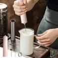 thumbnail image 1 of Milk Frother For Coffee , Coffee Frother Handheld Foam Maker , Whisk Drink Mini Foamer For Cappuccino, Frappe, Matcha, Hot Chocolate, 1 of 9
