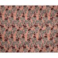 thumbnail image 4 of oneOone Polyester Lycra Fabric Leaves & Floral Block Print Fabric By The Yard 56 Inch Wide, 4 of 4