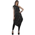 thumbnail image 3 of Moomaya Robe Kurti à une Épaule Imprimée pour Femme, Sans Manches, à Col Bénitier, Style Bohème, Tenue de Soirée de Designer, 3 of 7