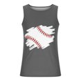 thumbnail image 4 of LSLJS Débardeurs de Baseball pour Hommes Été Décontracté Sans Manches T-Shirt Hauts à Imprimé de Baseball, 4 of 4