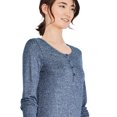 thumbnail image 4 of George Women's Long Sleeve Henley Top, 4 of 6