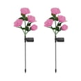 thumbnail image 2 of LSLJS Solar Garden Lights - 4 Head Floral Sway Light Solar Light-Solar Sway Lights- Sway with The Wind- Solar Outdoor Lights- Solar Garden Decorative Lights- Patio Ya, Solar Light, 2 of 6