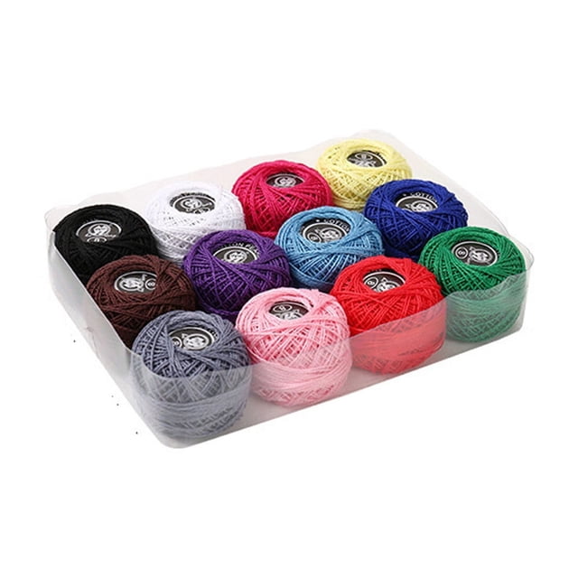 Sales Today Clearance! Lace Stitch Thread Set, 10-16 Colors Artificial Silk Embroidery Thread Box, Hand-Stitched Thread for DIY Crafts, Embroidery, and Sewing Projects Deals of The Day Clearance!