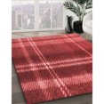 thumbnail image 3 of Ahgly Company Tapis Rectangulaire Lavable en Machine Rouge Transitionnel, 8 Pieds x 12 Pieds, 3 of 7