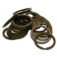 thumbnail image 1 of Abbracc Various Split Key Rings Keys Charms Clasp flat round circle clip 6 6, 1 of 7