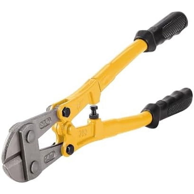 Bates- Bolt Cutter, 14", Yellow, Chain Lock Cutter Heavy Duty, Bolt Cutters Heavy Duty for Locks, Screw Cutter, Chain Link Fence Cutter, Bolt and Wire Cutter, Chain Lock Cutters, Bolt Cutter Tool
