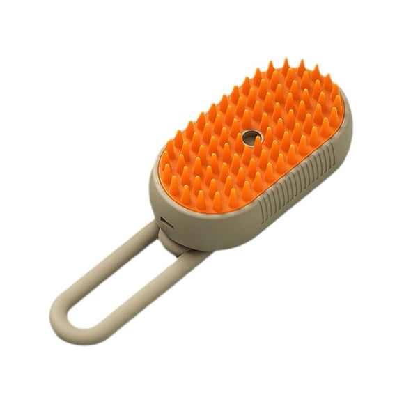 CUITINGCat Steam Brush Steamy Cat Brush with Leave-On Essence Cat Steamy Brush for Cat_ Q6G3