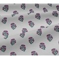 thumbnail image 5 of oneOone Georgette Viscose Fabric Leaves & Floral Block Print Sewing Fabric BTY 42 Inch Wide, 5 of 5