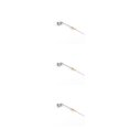thumbnail image 3 of yingyy Model Railway Lamp Outdoor 1:87 Scale Streetlight Building LED Park Light Garden Yard Building Layout Decorations Type A Gray 3Set, 3 of 6