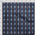 thumbnail image 3 of oneOone Cotton Flex Fabric Stripe & Geometric Ikat Print Fabric BTY 40 Inch Wide, 3 of 4
