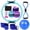 Blue, variant on Pilates Ring Sets for Women Pilates Kit Yoga Sets for Women Pilates Essentials Kit for Women Pilates At Home Equipment Pilates Magic Ring Booty Bands Yoga Ball Figure Resistance Bands Yoga Bands