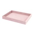 thumbnail image 1 of Jewelry Organizer Jewelry Storage Containers for Drawer Jewelry Display Holder Jewelry Drawer Insert for Bedroom Counter Shop , Pink Blank Tray, 1 of 8