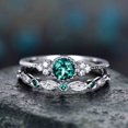 thumbnail image 1 of DPTALR Band Diamond Ring Stainless Steel Inlaid With Diamond To Metabolism Lymphatic Drainage Ring, 1 of 3