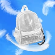 Back to School Supplies Deals! LSLJS Clear Backpack Transparent Packet No Water PVC School Bag Student School Bag Travel Beach Bag Outdoor School Bag Travel Backpack