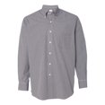 thumbnail image 1 of Van Heusen Mens Gingham Check Shirt, M, Black, 1 of 6