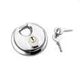 thumbnail image 2 of Vaidha Stainless Steel Round Cake Lock Warehouse Door Lock Chain Lock All Copper Heart Padlock, 2 of 6