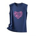 thumbnail image 5 of zanvin T-Shirts de Sensibilisation au Cancer du Sein pour Femmes – Mode Décontractée Femmes Sans Manches Imprimé Col Rond Blouses Hauts T-Shirt, 5 of 5