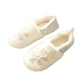 thumbnail image 2 of Winter Slippers Closed Back Snowflake Warm Home Slippers Plush Slides for Women, 2 of 10
