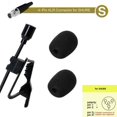 thumbnail image 1 of Mosiee Omnidirectional Lavalier Lapel Clip Mic 4-Pin Mini Xlr For Shure Lavalier Microphone Replacement Professional Audio Accessories, 1 of 9