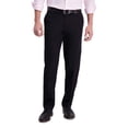 thumbnail image 1 of Haggar Pantalon Décontracté pour Homme Sans Repassage, Kaki, Coupe Droite, devant Plat, Taille Flexible, 1 of 4