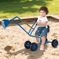 thumbnail image 2 of Gymax Sand Digger for Kids w/2-Handed Controls Flexible Shovel 360° Rotatable Function Blue, 2 of 10