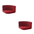 thumbnail image 3 of kurtrusly Housses de Chaise Trilatérales Application Grand et Protection de Chaise Élastique Forte Facile Housse en Polyester Décoration de Chaises Rouge Vin 2 Ensembles, 3 of 6