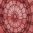 thumbnail image 1 of Ahgly Tapis d'Intérieur Lavable en Machine Carré Rouge Safran, 4 Pieds Carré, 1 of 7