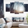 thumbnail image 1 of Arbres Magiques dans une Forêt Mystérieuse - Art Mural Moderne sur Toile de Forêt, 1 of 3