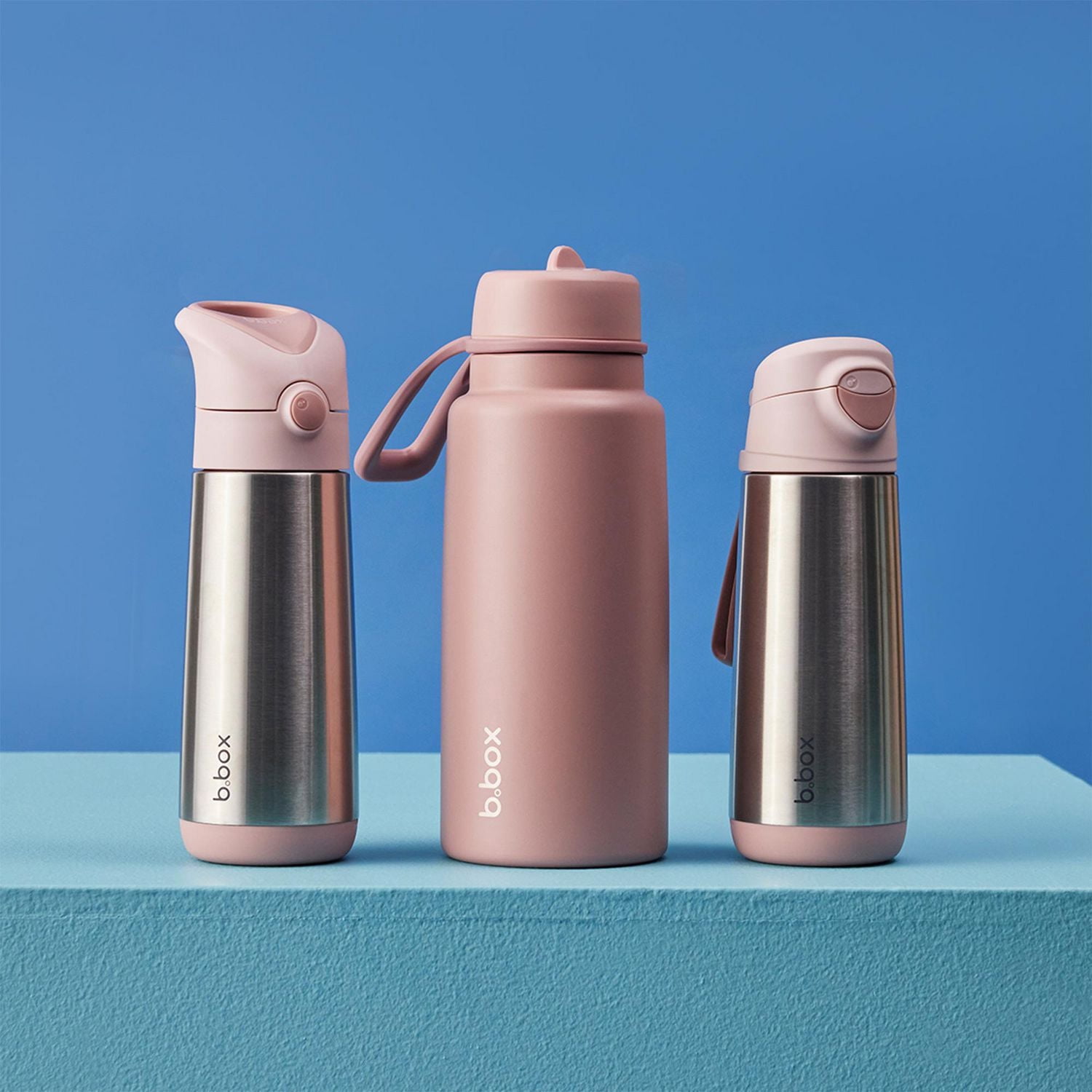 b.box - 16.9 oz Insulated Water Bottle: Keeps Drinks Cold up to 15 Hours, Warm up to 8 Hours. Triple Wall Stainless Steel Kids Water Bottle. Dishwasher Safe