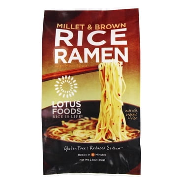 Lotus Foods - Rice Ramen with Miso Soup Millet & Brown - 2.8 oz.