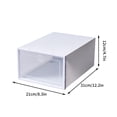thumbnail image 3 of Boîte à Chaussures Pliable de Rangement Épaissie Transparente Type Tiroir Combinaison Boîte de Rangement pour Chaussures Boîte à Chaussures en Plastique, Style pour Femmes, 3 of 8