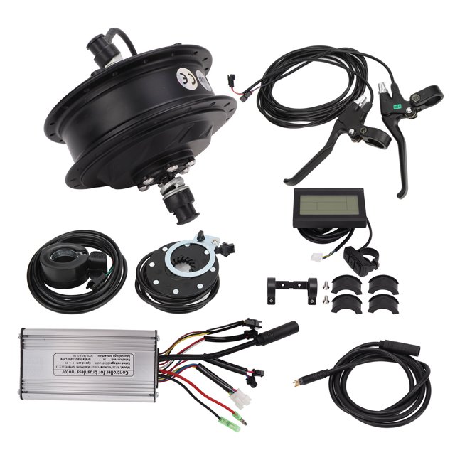 Electric Bicycle Hub Motor Kit, 48V 500W Front Hub Motor Kit Aluminum Alloy Rim for Folding Bike Suitable for 20 Inch Rim Spokes,Suitable for 24 Inch Rim Spokes,Suitable for 26