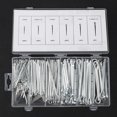 thumbnail image 4 of 144Pcs Goupille de Goupille Ensemble Kit Fer Fournitures Industrielles Fixation Outils Manuels, 4 of 11