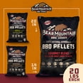 thumbnail image 2 of Bear Mountain BBQ Hardwood Gourmet Blend, Hickory, & Apple Smoker Pellets, 2 of 11