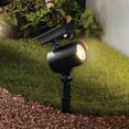 thumbnail image 4 of Mainstays Solar Powered Black LED Landscape Spot Light, 60 Lumens, 4 of 7