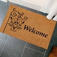 thumbnail image 4 of Catégorie de Produit Tapis Titre de Produit Tapis de Bienvenue Floral Fleur Paillasson en Fibre de Coco Paillasson Coloré de Printemps Tapis de Porte Intérieur Entrée Mignon Décoratif Paillassons Extérieurs Non Tapis de Porte Extérieurs pour Tapis de Porte d'Entrée 16*24, 4 of 5