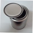 thumbnail image 3 of Minkissy Conteneur Rond 6 Pcs Boîte de Rangement pour Peinture en Fer Conteneur Hermétique Argent 0.3L pour Usage en Usine, 3 of 8