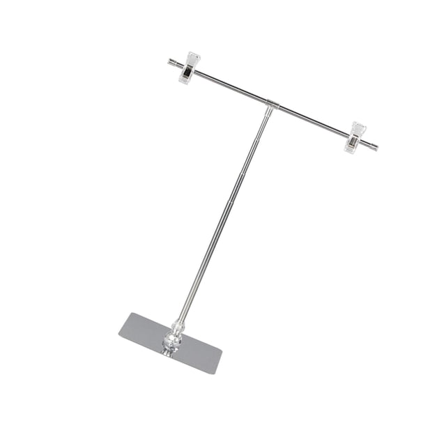 Adjustable Poster Stand T Shaped Poster Board with Clip Frame Poster Board Store Counter