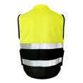 thumbnail image 4 of Security Vest,Reflective Safety Vest High Reflective Strips Safety Vest High Visibility Vest Rugged and Tough, 4 of 8