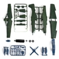 thumbnail image 2 of Milaget 1:48 Scale WWII Fighter Aircraft Model 4D Assembly Plane Model Kit for Adult and Green, 2 of 4