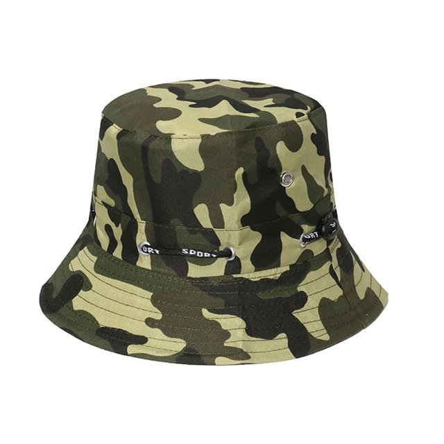 Thinsony Polyester Breathable Fisherman Cap For Sun Protection And Comfort Sunscreen Fisherman Cap Hat Summer disruptive pattern3 58cm 1Set