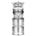 thumbnail image 4 of Bump Outdoor Camping Furnace End Deconstructable Wood Stoves Portable Picnic Barbecue Stoves Cross Border Windproof Cooking Stainless Steel Detachable Wood Furnace Camping Picnic, 4 of 7