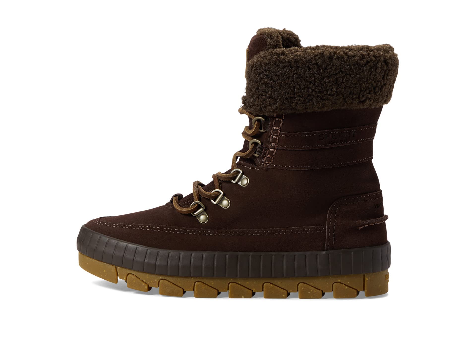 Sperry Women's Snow Boot, Dark Brown, 10