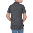 thumbnail image 2 of Boy's Knitted Polo Black, 2 of 4
