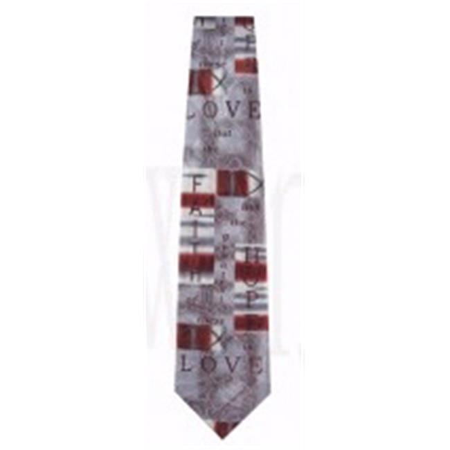 Foi Espoir Amour 1 Cor. 13 isto Cravate en Polyester