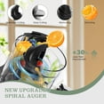thumbnail image 3 of WHALL  Slow  Masticating Cold Press Juicer Machine: 4" Extra - Large Feed Chute, Reverse Function, for Both Soft and Hard Ingredients 180W, 3 of 6