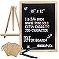 thumbnail image 3 of WIWAPLEX Black Felt Letter Board,Word Board Sign,16 x 12 inch Changeable Letter Board with 730 Plastic Message Board Letters Numbers Symbols Pattern,Wooden Tripod Stand, Scissors, 3 Free Storage Bags, 3 of 4